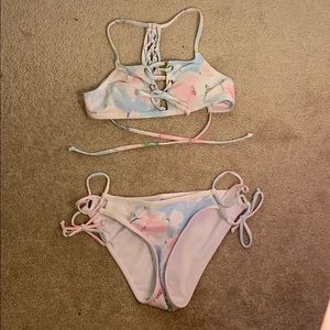 Super cute and comfy floral bikini.